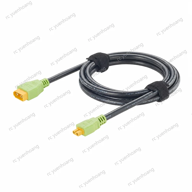 1PCS XT60 Male to XT30 Female Power Conversion Cable Length 1.5meters DC 300V for Outdoor Power Station RC Drone Adapter Wire