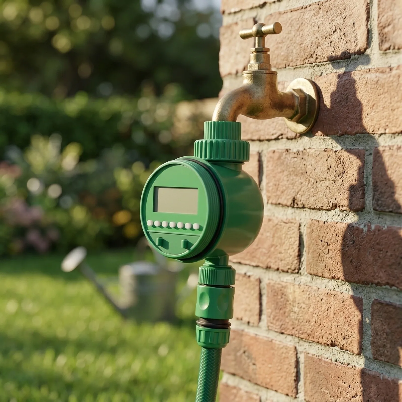 Programmable Garden Watering Timer with Rain Delay and Manual Control for Efficient and Automated Irrigation Management
