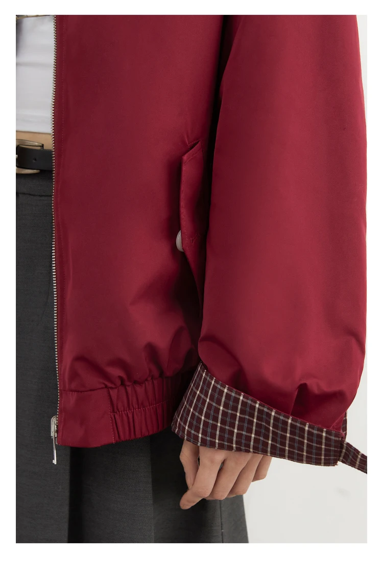 CHIC VEN Women Jackets Casual Reversible Stand Up Collar Workwear Female Coat Spring Autumn 2026 Woman Ourterwear