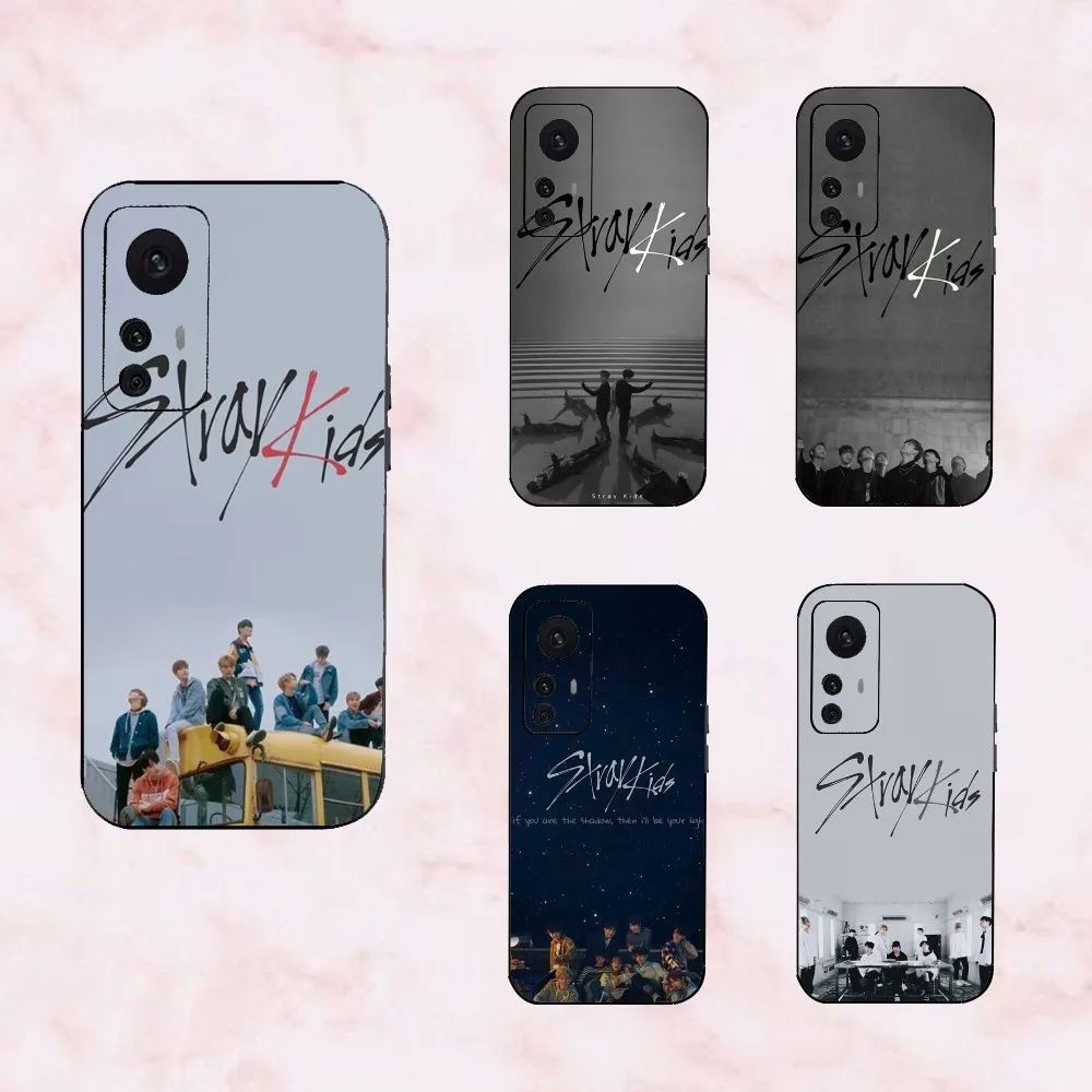 S-Stray K-Kids Men's G-Group Phone Case For Xiaomi 11 Redmi Note 11 5G 8T 9A 9 10T Note8Pro Note9 12SUltra Black Case