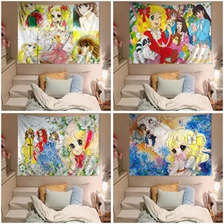 Candy Candy Anime Classic Movie Printed Large Wall Tapestry Hanging Tarot Hippie Wall Rugs Dorm Cheap Hippie Wall Hanging