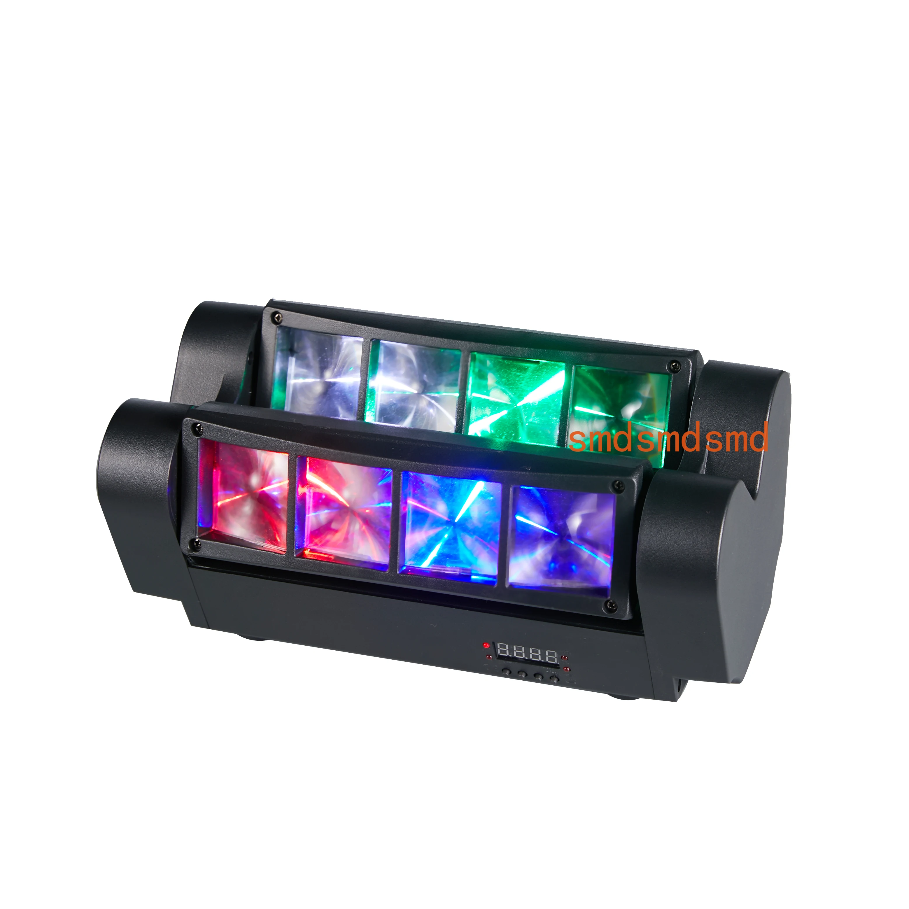 

Moving Head DJ Lights LED Spider 80W RGBW Stage Lights Sound Activated DMX-512 for Party Pub Wedding Event Club Carnival Festiva