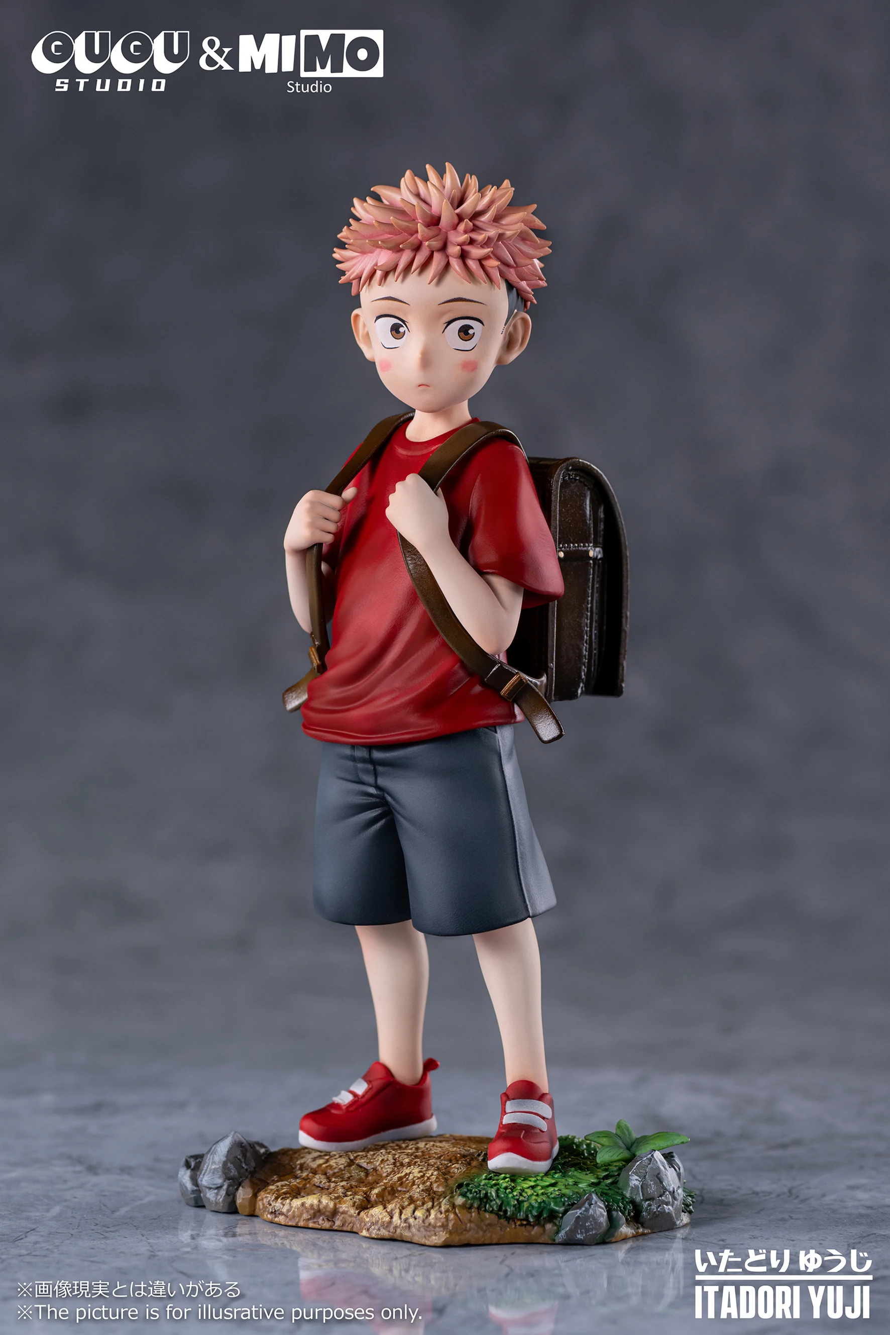 17Cm Gk Gugu & Mimo Studio Jujutsu Kaisen Childhood Itadori Yuji Action Figure Statue Model Ornaments Garage Kit Toys Gift