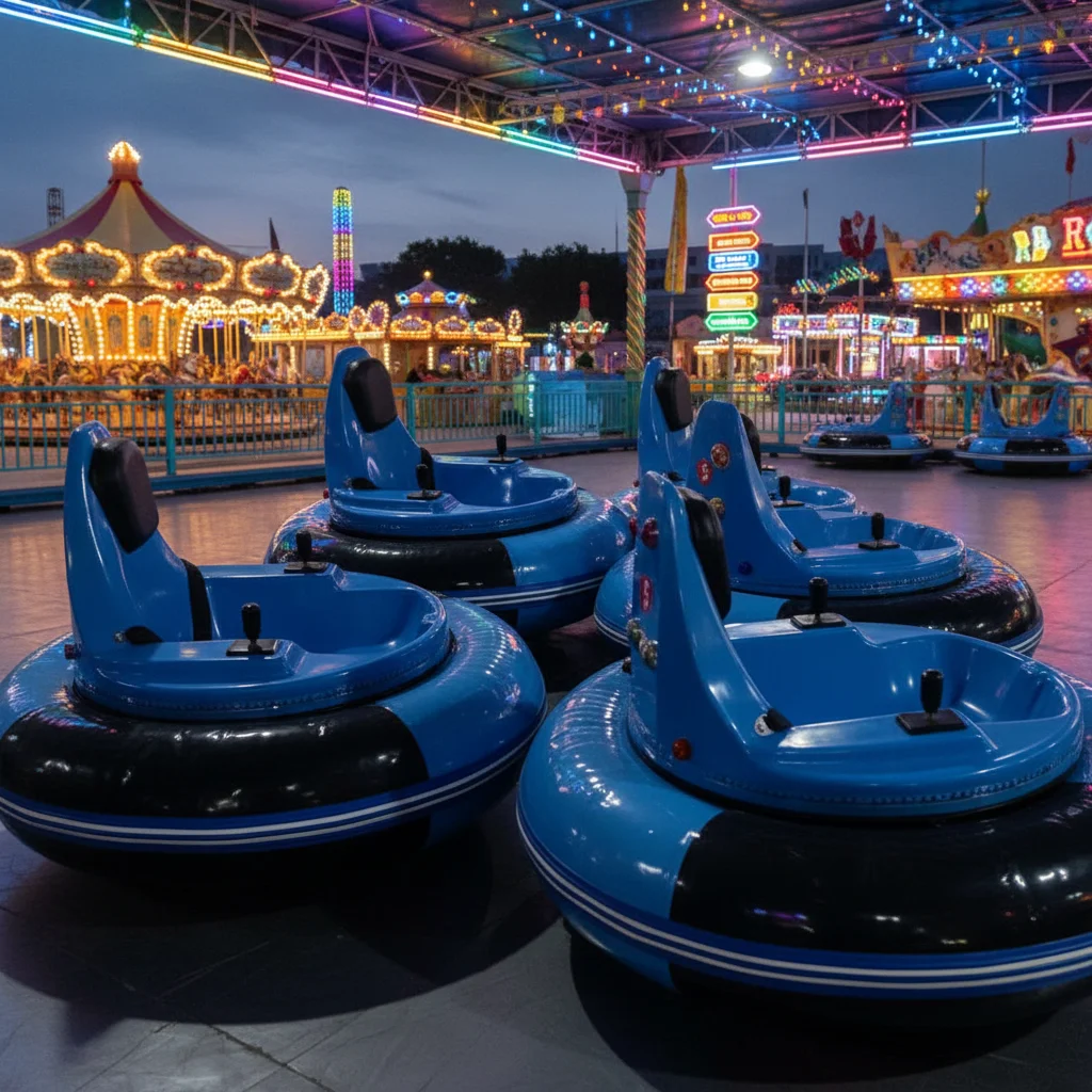 

Kids Electric Ride on Cars Vehicle Toys 360 Spin Battery Inflatable Bumper Carpromote sales