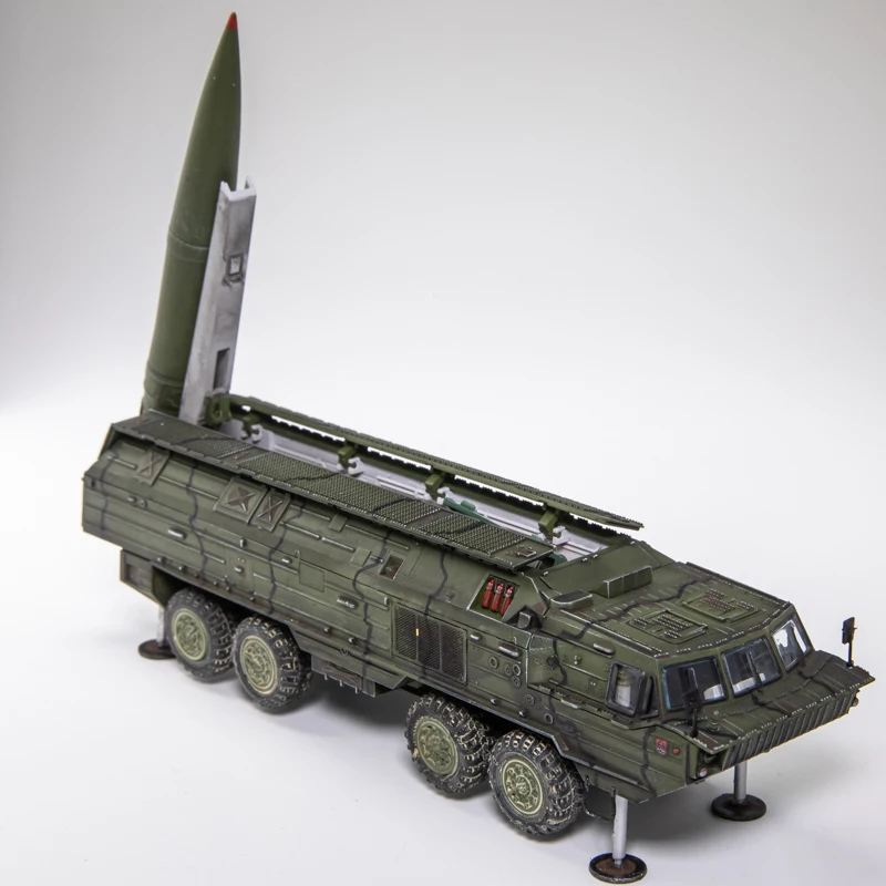 AM 1:72 Scale Resin Spider (SS-23) Tactical Ballistic Missile Tank Model Adult Toys Cars Classics Gifts Souvenir Static Display