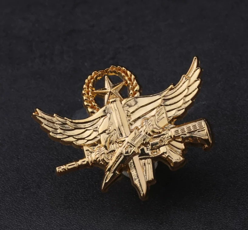Replica US Badge Shoulder Brooch Pin Cool Collection DIY Uniform Hat Decoration Personalized Accessory