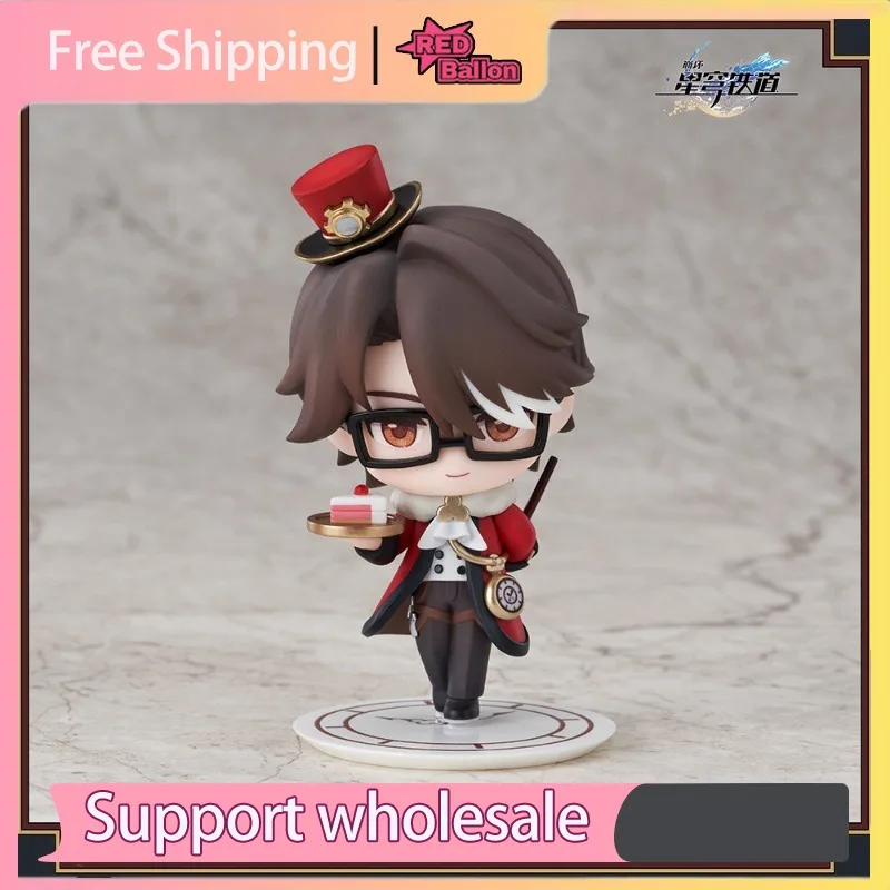 

Honkai: Star Rail Welcome Tea Party Series Capsule Figure Blind Box Featuring March 7th& Trailblazer Collectible Desktop Display