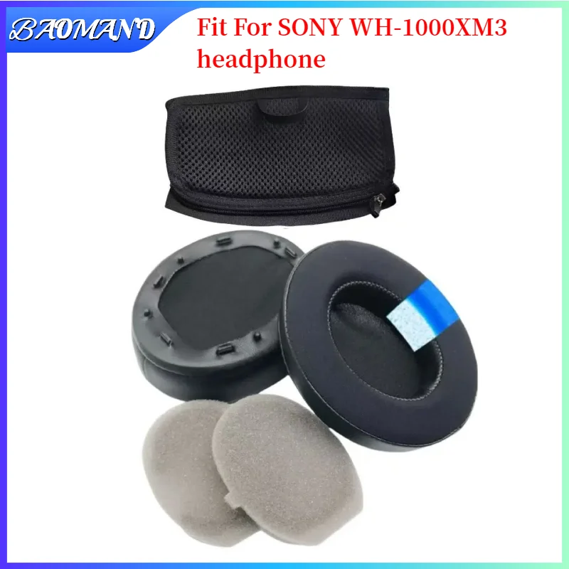 

BAOMAND Replacement Earpads For SONY WH-1000XM3 Headphones Softer Protein Leather Earpads High Quality Earpads