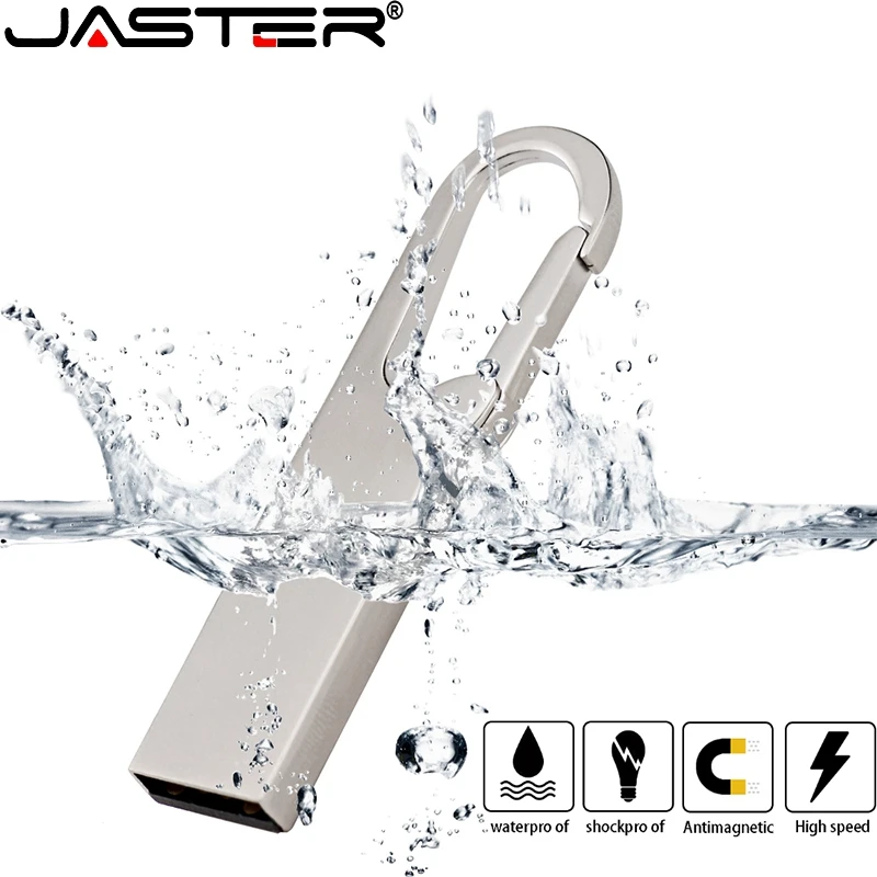 JASTER USB flash drive Metal Button USB 2.0 pen drive 4GB 8GB 16GB 32GB 64GB 128GB Pendrive Micro USB Memory Stick U disk