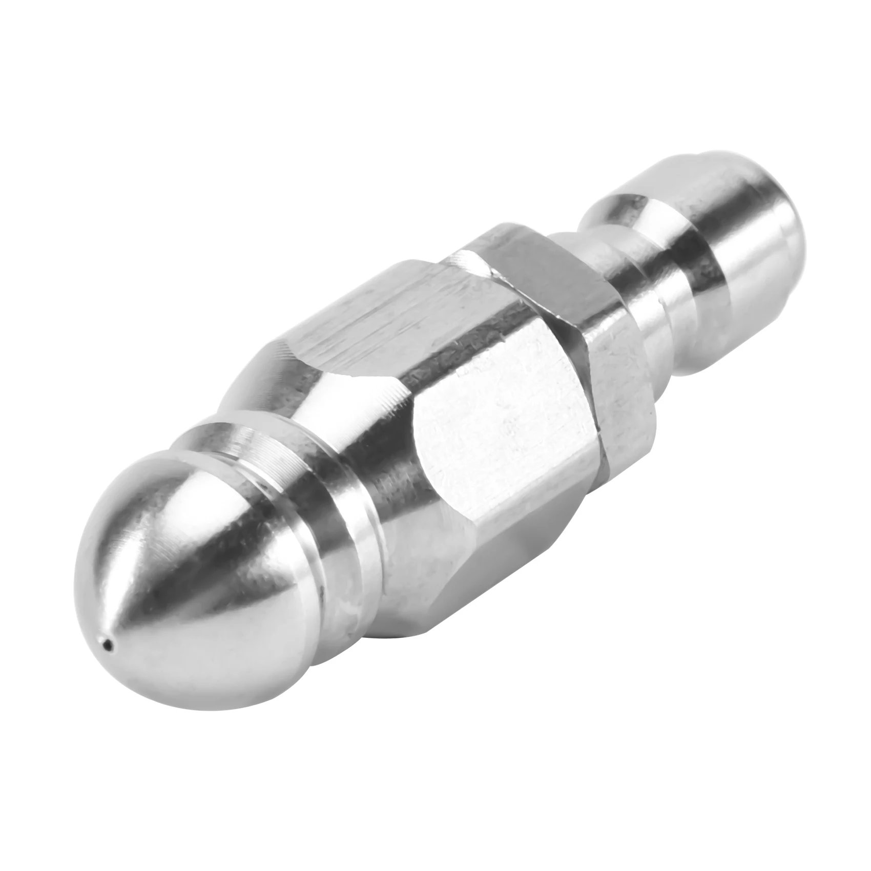Pressure Washer Sewer Jetter Nozzle with Stainless Steel, Durable Design Sewer Jet Nozzle,1/4Inch Quickly Connector Vogue
