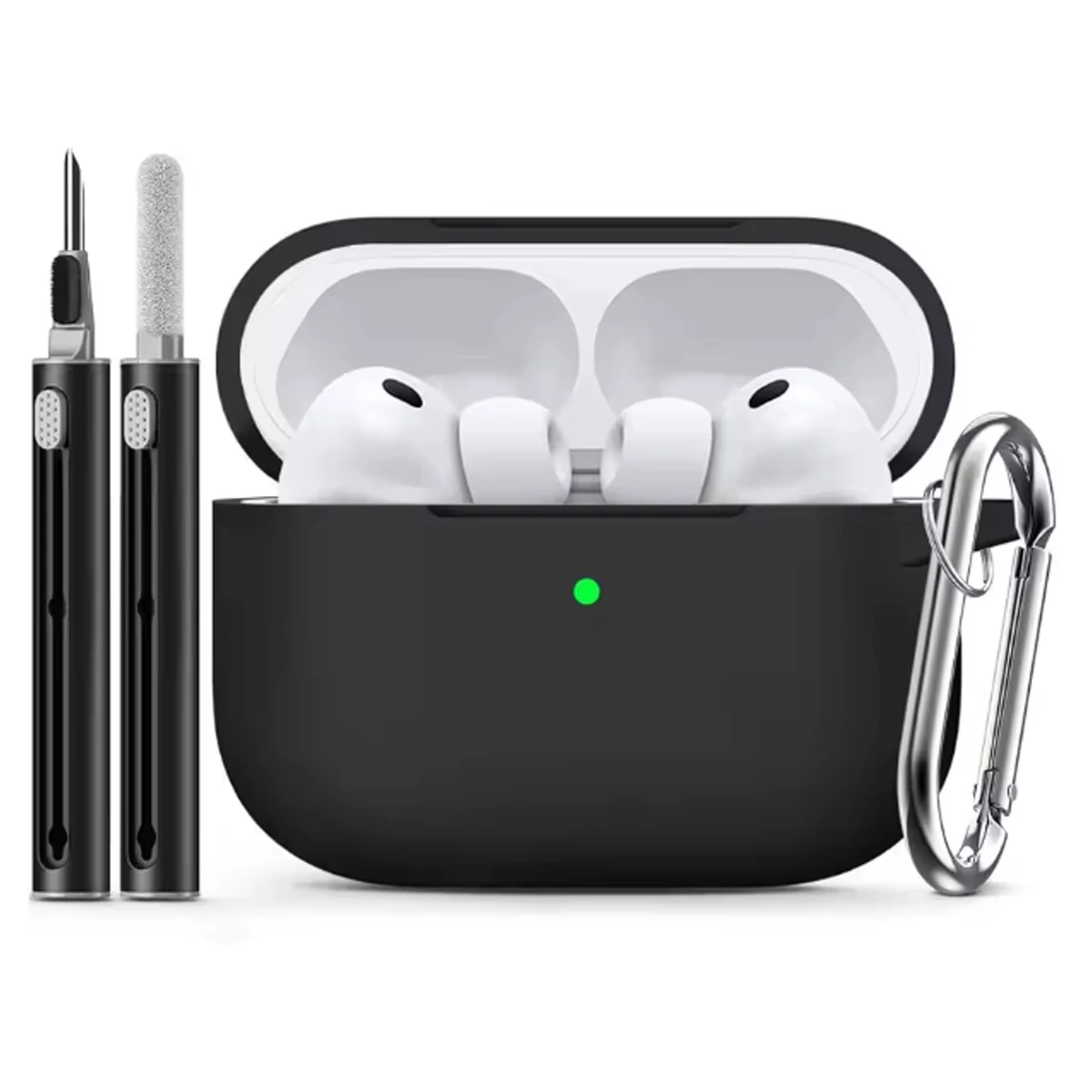 Capa para AirPods Pro 3 2025 com Kit de Limpeza, Capas Protetoras de Silicone Macio para Apple AirPods Pro 3ª Geração para Mulheres