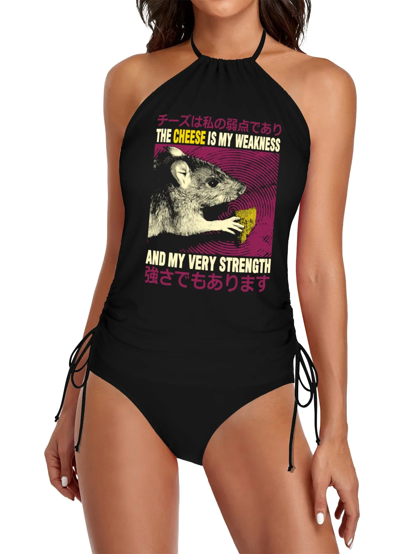 

The Cheese is my Weakness Rat Split Swimsuit Set two-piece women's swimsuit Luxury swimsuit Woman summer outfit