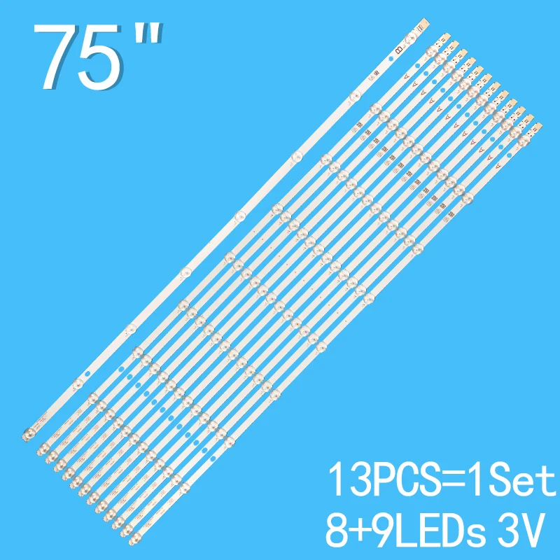 

Led Backlight strip for 75"TV 75UHDLEDALEXAV1 75U6763DB 75U6863DB 75HL16T64U JL.D75042330-078CS JL.D75091330-178AS-M