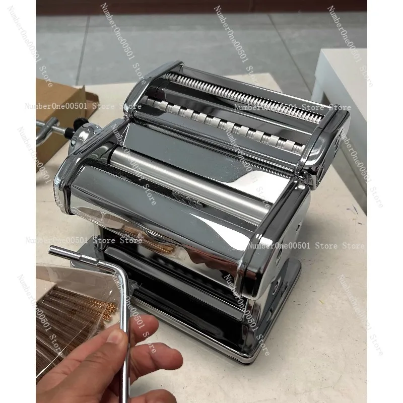 

2025 New Manual Noodle Maker Home Stainless Steel Hand Crank Pasta Machine