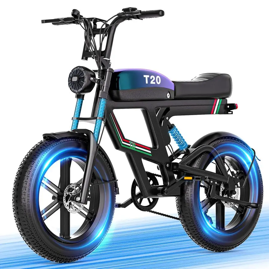 

Electric Bike for Adults,2500W Peak Motor, 100 Miles, 48V 23AH Battery Electric Dirt Bike, 33MPH, NFC Password Unlock, 7Speed