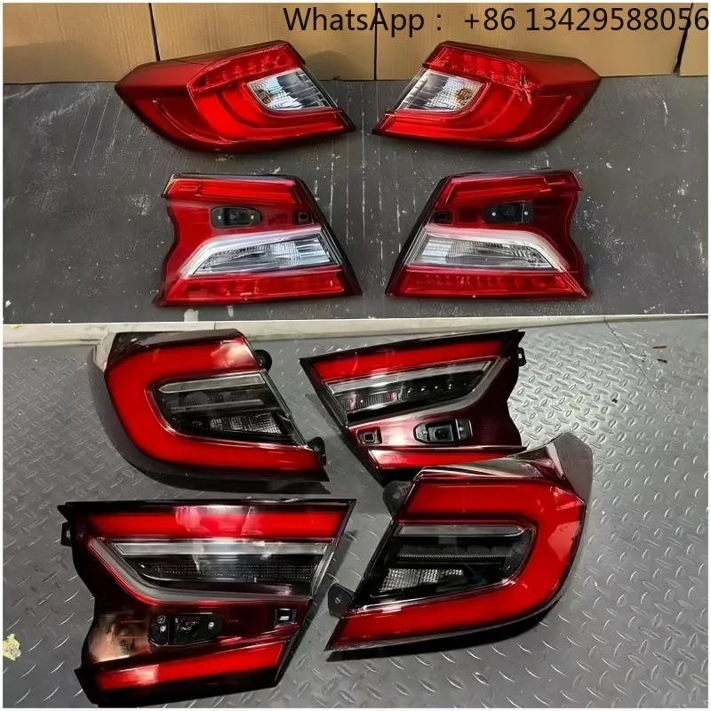 

For Honda Odyssey 20-23 Model Original Rear Tail Light Red Inner Outer Turn Signal Cover Shell ABS 12V Car Parts for Rear Bumper
