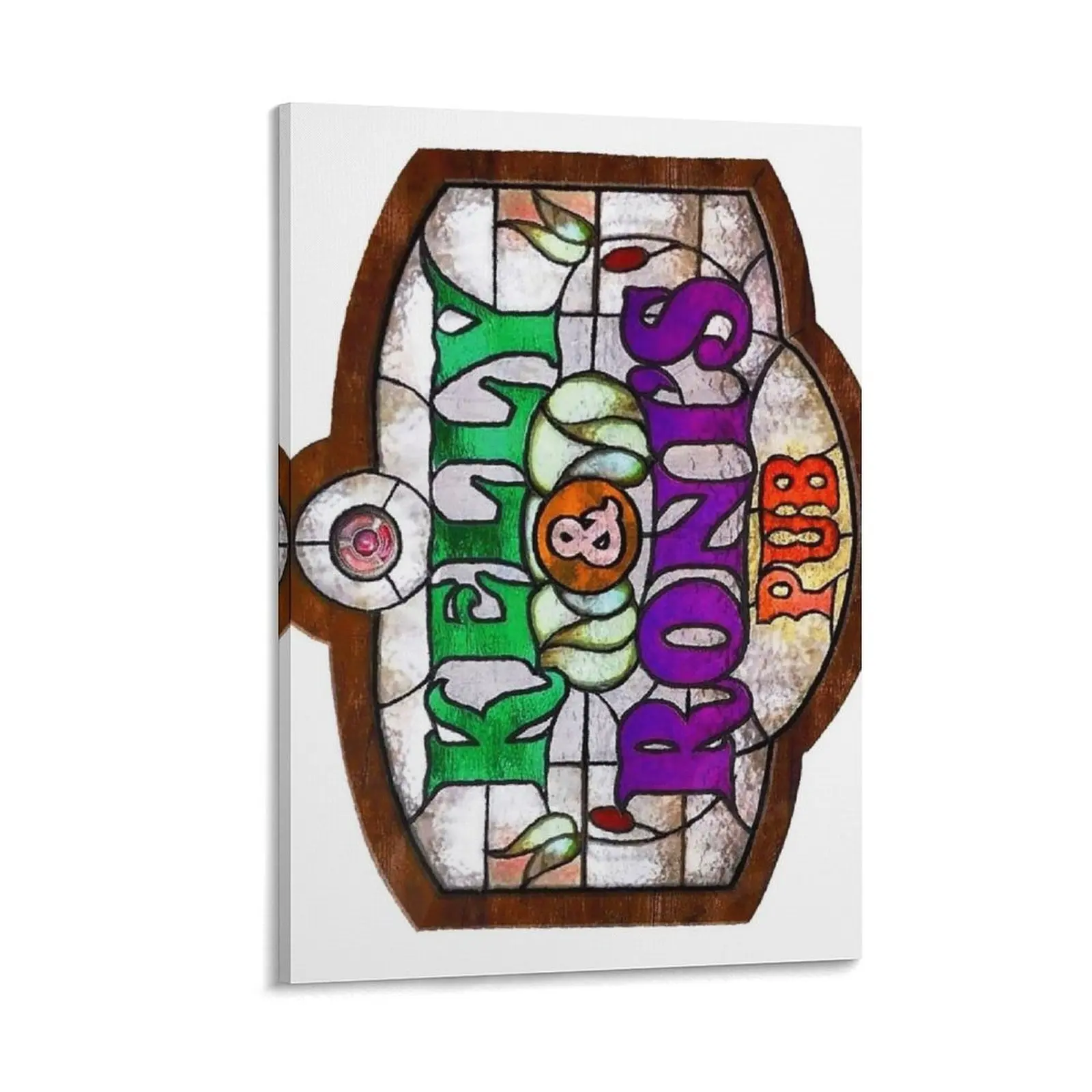 

Kelly and Roni Pub Sign Canvas Painting room decor anime decoration wall decoration painting