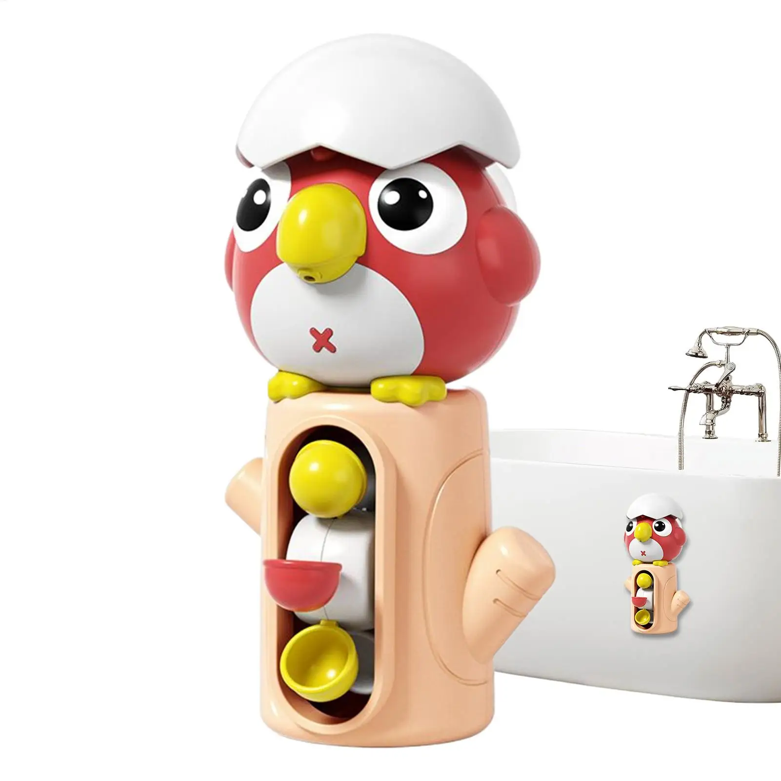 

Bathtub Toy For Kids Shower Water Toy With Suction Cup Children Tub Water Rotating Bathing Game For Hotel Apartment Vacation