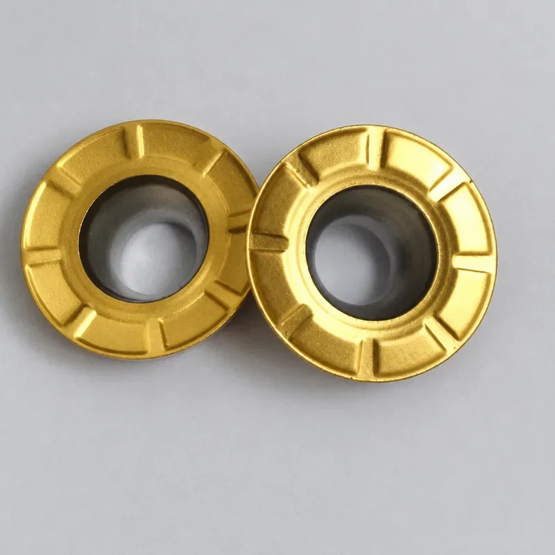 Original Carbide Inserts RXMX1003-M TT9080 RXMX12T3-M TT9080 RXMX1604-M TT9080 R5 R6 R8 Round Milling Cutter Coating Lathe