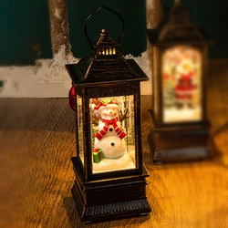 1PC Light Night Light Christmas Interior Light Desktop Decoration Christmas Tree Santa Claus Decorative Desktop Decoration  No w