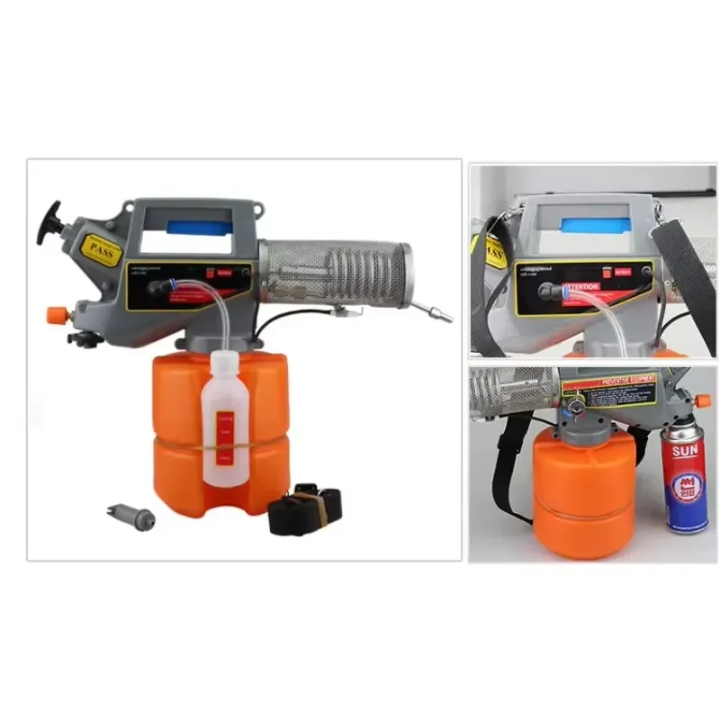 2026 Latest Portable Thermal Smoke Machine Small Yellow Mist Generator for Party Wedding Stage Effects Indoor
