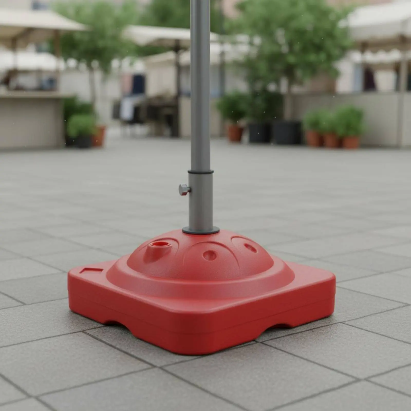 Water Fillable Umbrella Base Portable Design Water Filled Umbrella Stand Sturdy Duty Sunshade Stand Easy Storage for Beach