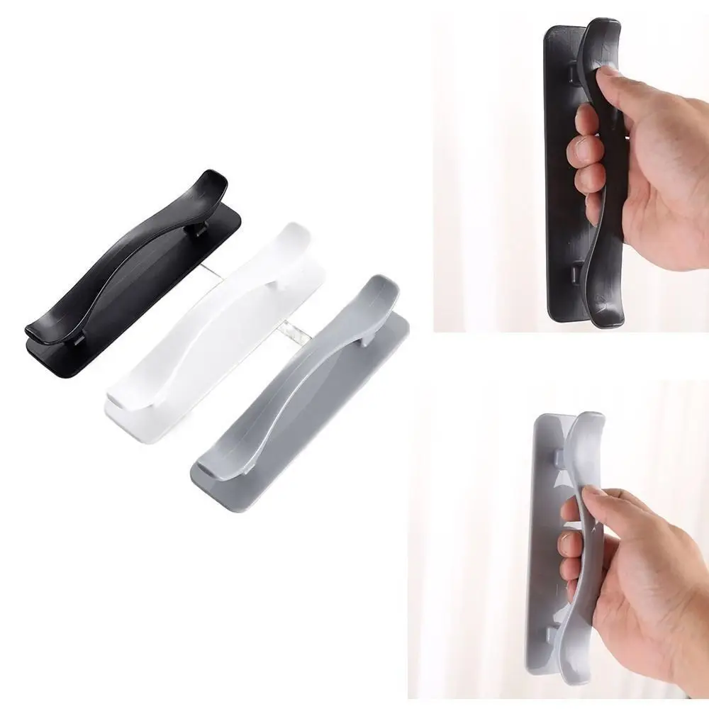 No-Punch Door Handle New PP Surface Mounted Cabinet Handle Self-adhesive Wardrobe Handle