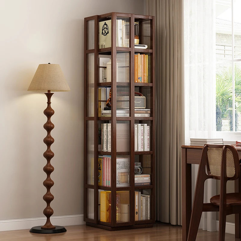 

Rotating Bookshelf Floor Shelf Children's Bookcase Student Home Locker Living Room Display Shelf Book Storage Shelf