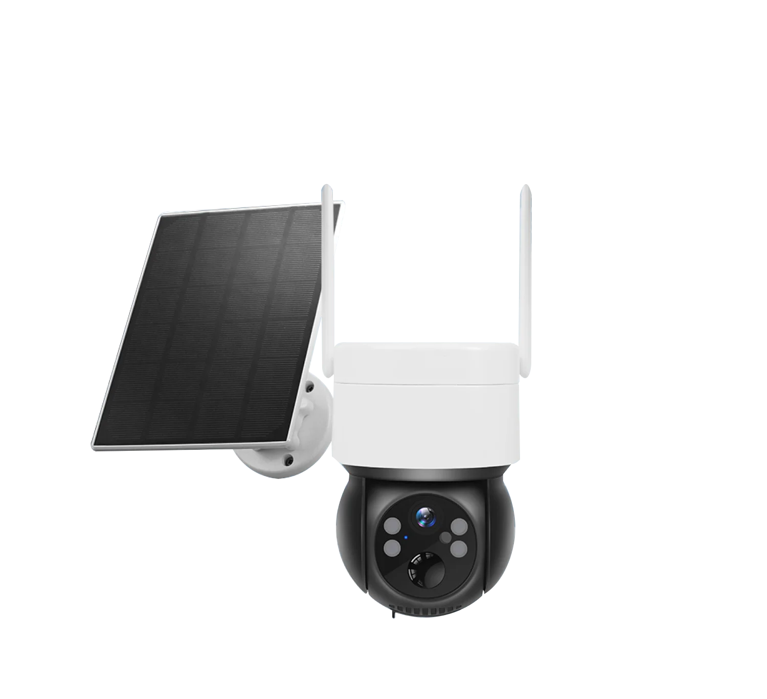 

HONGTONG Solar Powered 360° Outdoor Security Camera 4G WiFi 2MP HD Smart Motion Detection Night Vision Waterproof