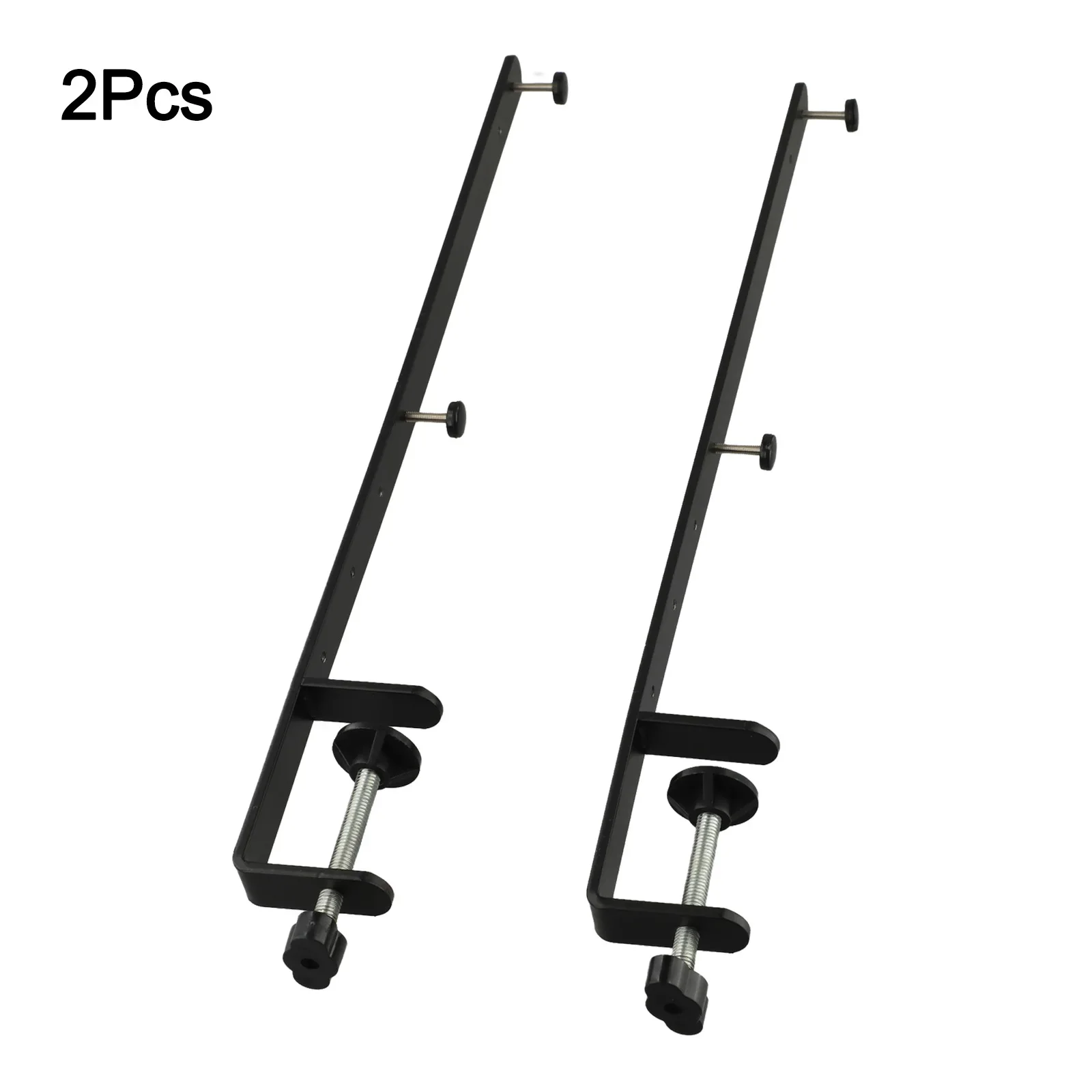 

Heavy Duty Metal Desktop Clamps 2 Pcs Nailless Design Perfect for Efficient Workspace Management and Setup Changes