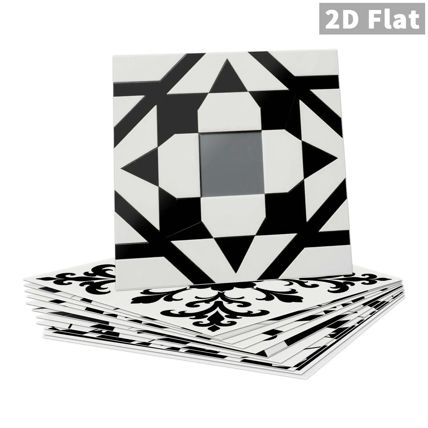 

Retro floral tile decal, 36 waterproof self-adhesive wall stickers, suitable for splash proof kitchen and bathroom walls
