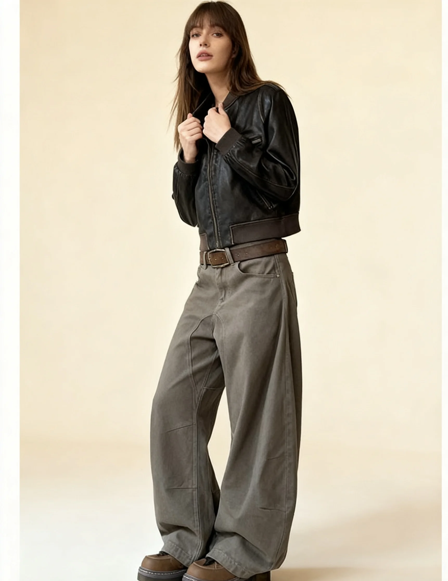 Scimitar-Hose für Damen, Jogger, Damen, Sommer, Leinen, Baggy-Fit, Kunstfestival, Highstreet-Cargo, Übergröße, Outdoor, mehrere Taschen, lässig