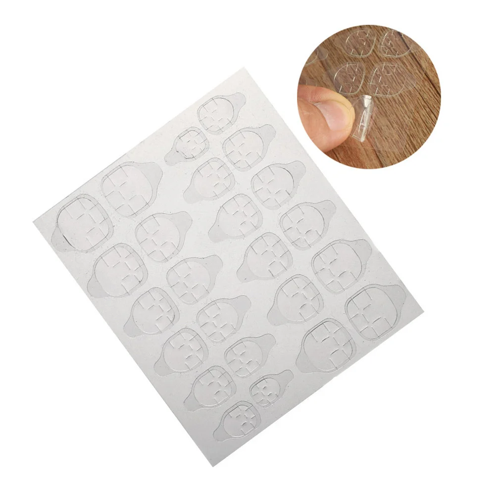 10 folhas de adesivos transparentes para unhas, decalques autoadesivos para arte criativa, fáceis de remover, adequados para uso doméstico profissional