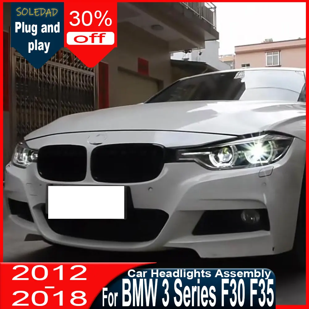 

LED Headlight For BMW F30 F35 3 series 2013-2018 F35 F80 Headlights Turn Signal High Beam Angel Eye Projector Lens LED Head Lamp