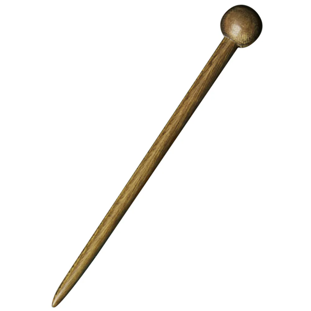 Green Sandalwood Stick Wooden Bun Styling Tool Vintage Chinese Hair Accessories For Women Long Hair Updo