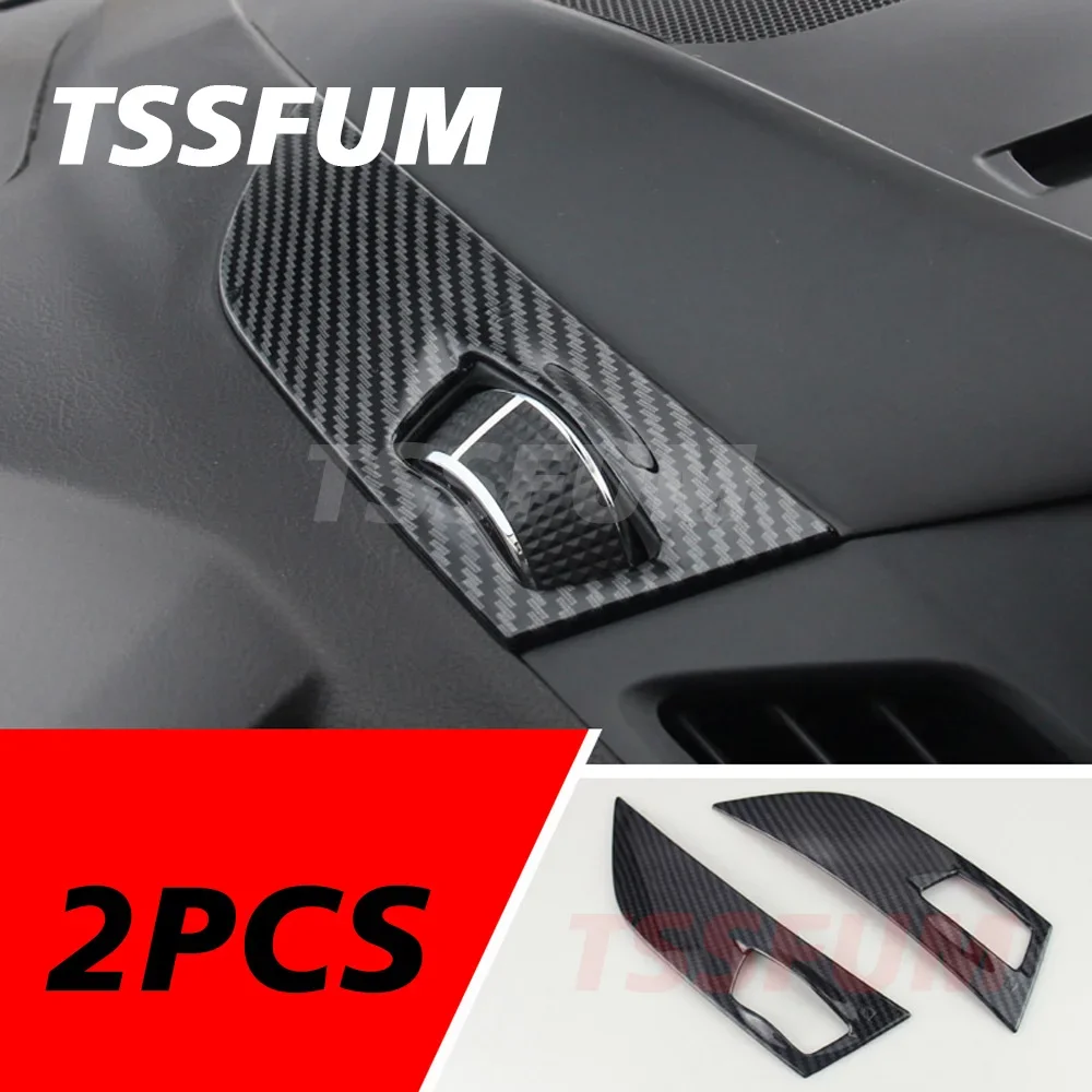 Car Interior Carbon Fiber Sticker Center Control Gear Shift Panel Cover for Ford KUGA ST 4x4 2013 2014 2015 2016 Car Accessories view 6