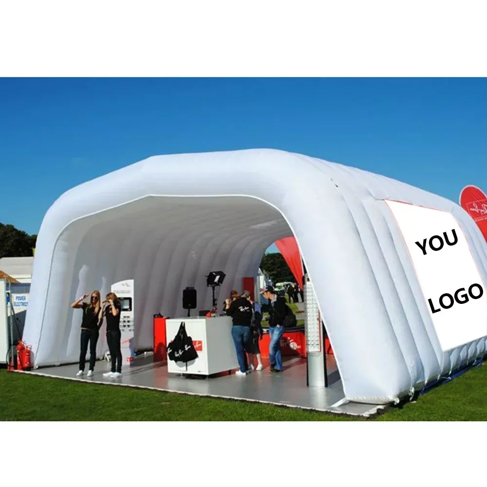 New white tunnel tent, inflatable party tunnel for events exhibitions or sports competitions, suitable for all occasions, charmi