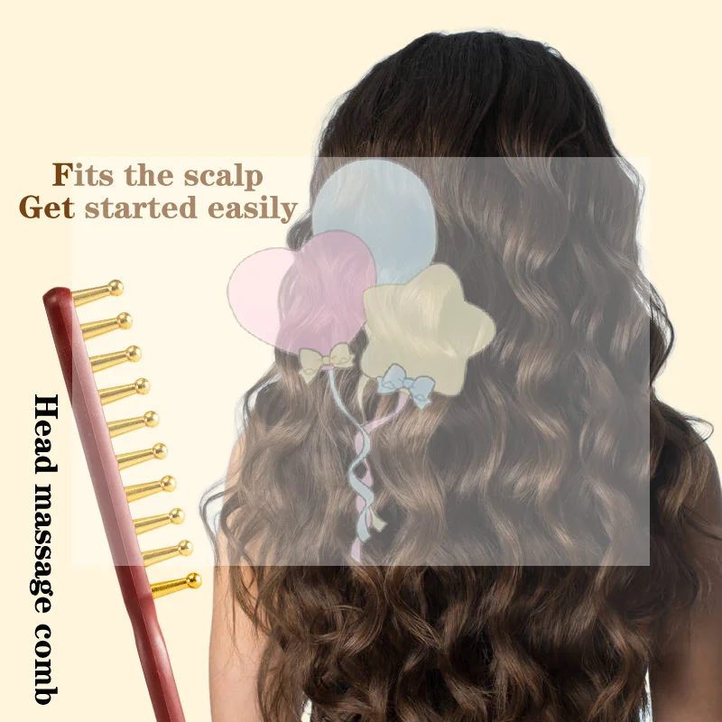 

Массажная расческа Meridian, антистатический инструмент Гуа Ша, сплав для релаксации зубов, массажная щетка для точки кожи головы, парикмахерская расческа для волос, массажный инструмент