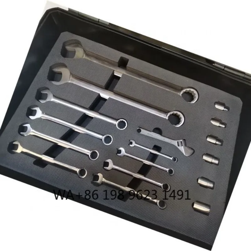 Non-Magnetic Titanium Tool Kit,Lightweight High Hardness Hand Tools, Shockproof Hard Case Design for Industrial Workshop