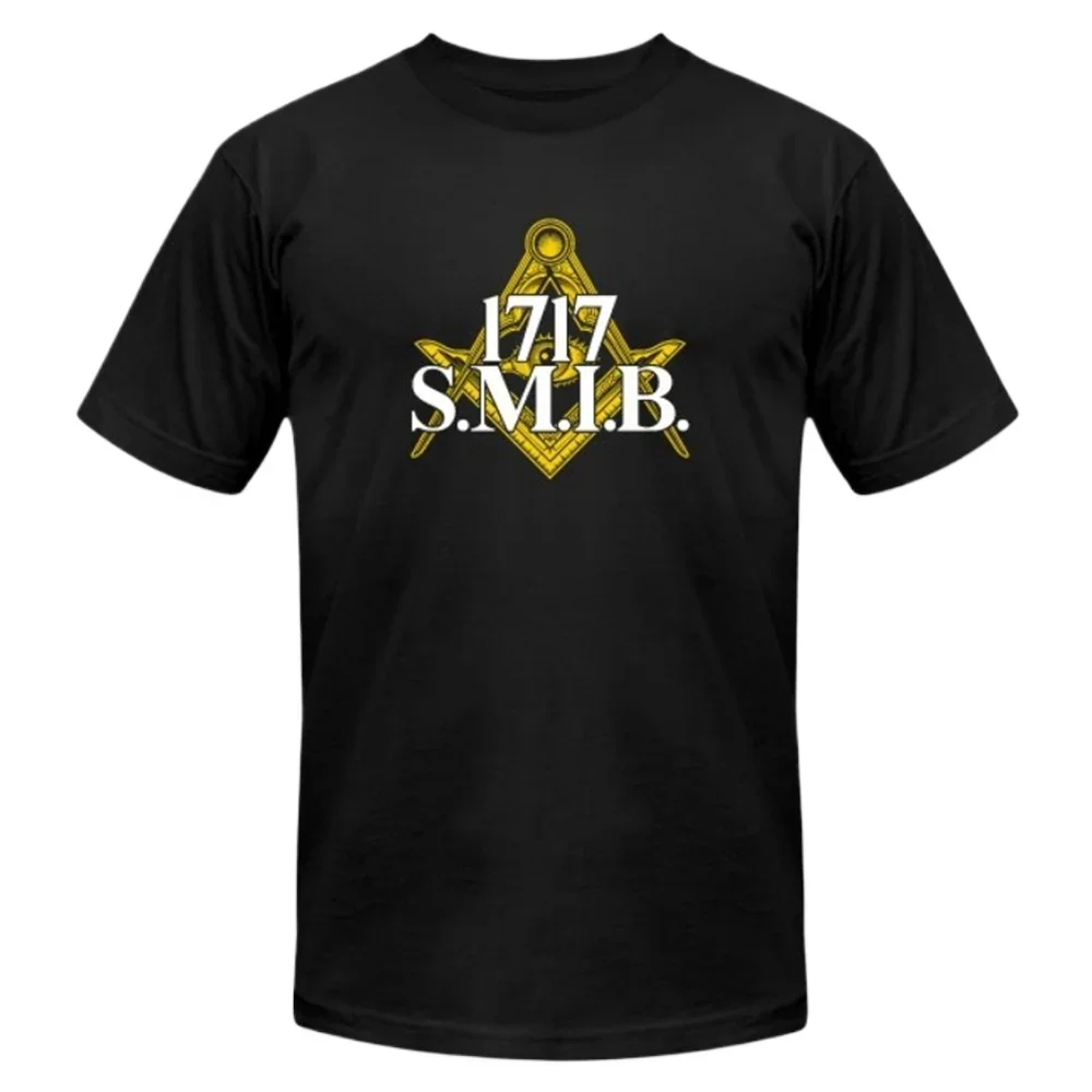 Freemason 1717 S.M.I.B Masonic Freemasonry Fraternal T-Shirt New 100% Cotton O-Neck Short Sleeve Summer Casual Mens T-shirt