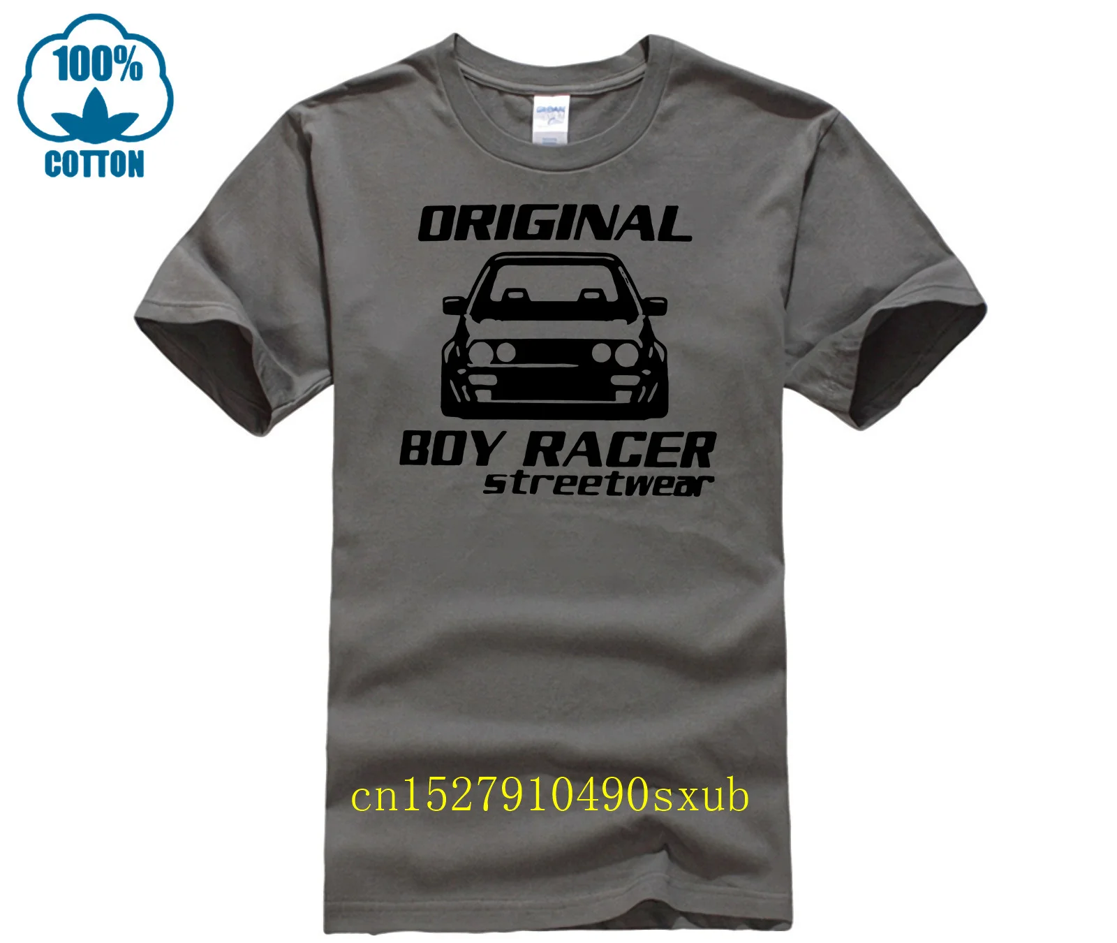 Mens Golf GTI Mk2 Original Boy Racer Streetwear White T Shirt