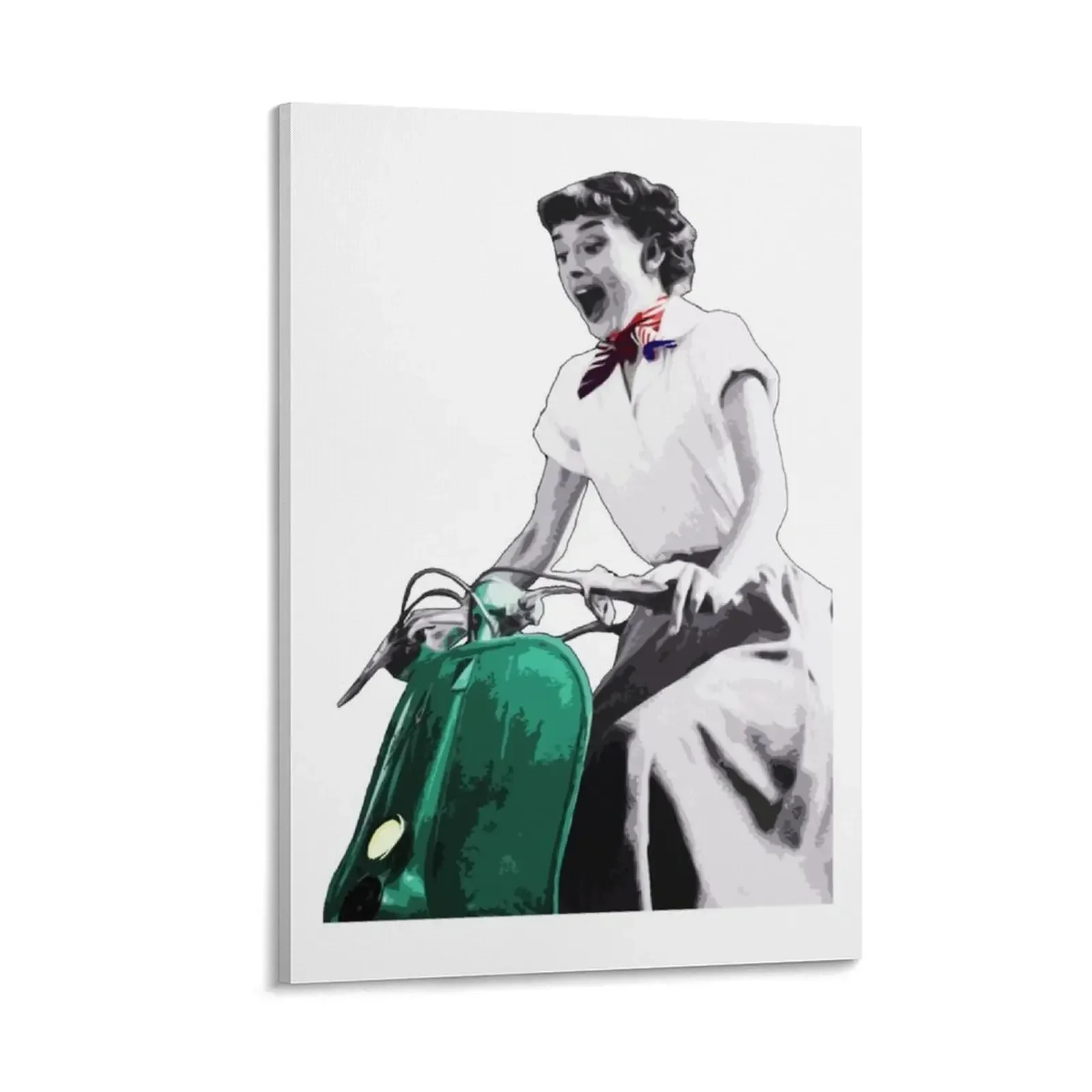 

Audrey Hepburn Roman Holiday Canvas Painting home decoration accessories office decoration wall decoration painting