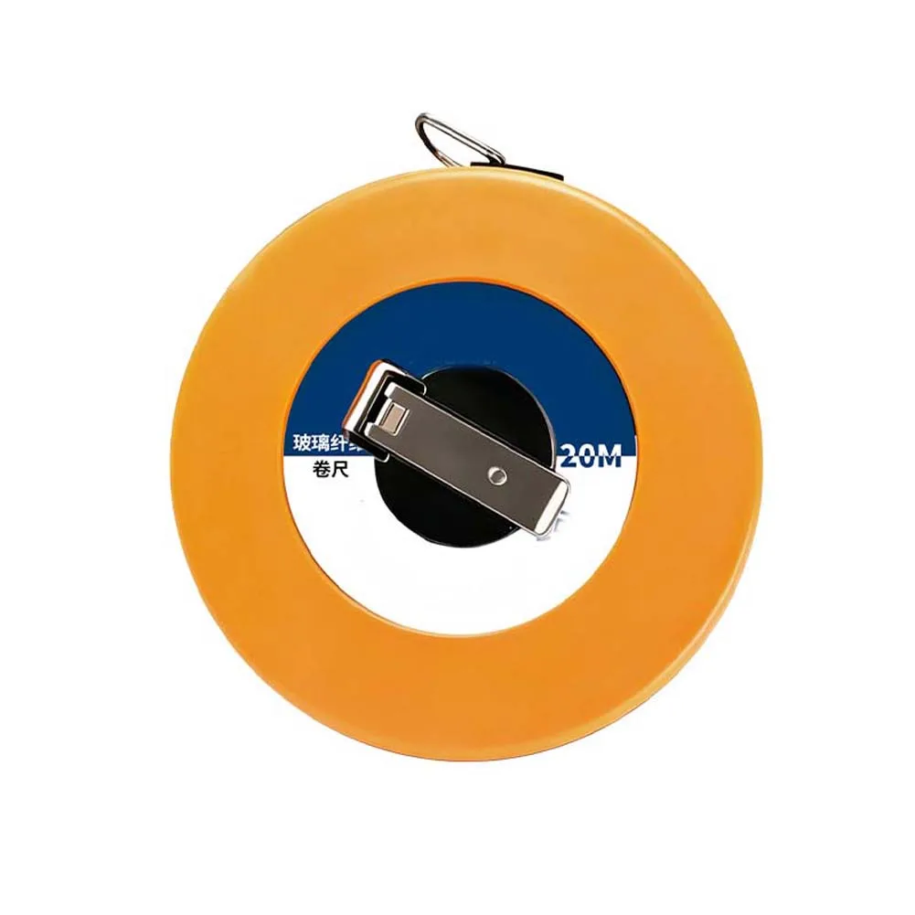 Fiberglass Measuring Tape Ruler with Clear Dual-Sided Graduations and Enhanced Grip for Reliable Performance on Site