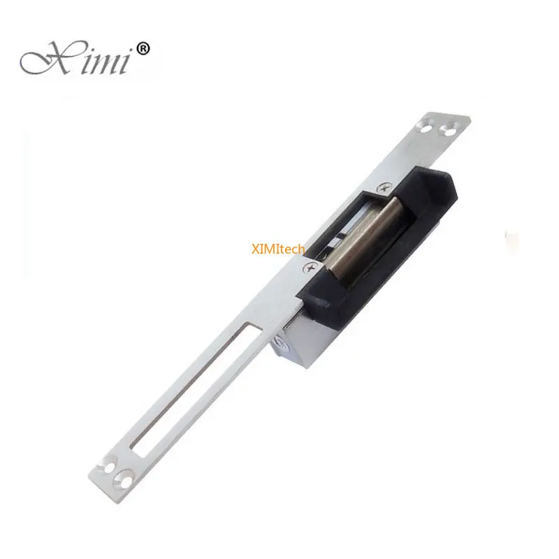 China Factories Long-Type EU-Type Wide Mounth Electric Strike Lock Access Control Electric Door Lock 250mm 12V NO-Type