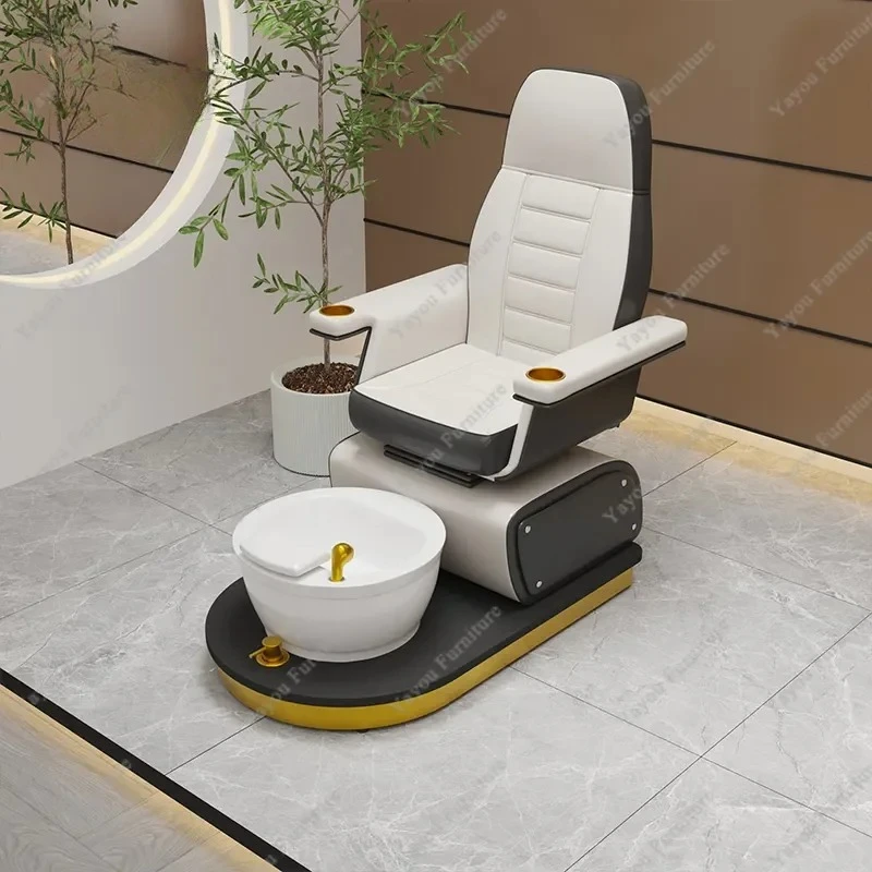 

Modern Design Pedicure Chairs Pipeless Magnetic Jet With Pump Drain Beauty Salon Foot Relax Pedicure Chair