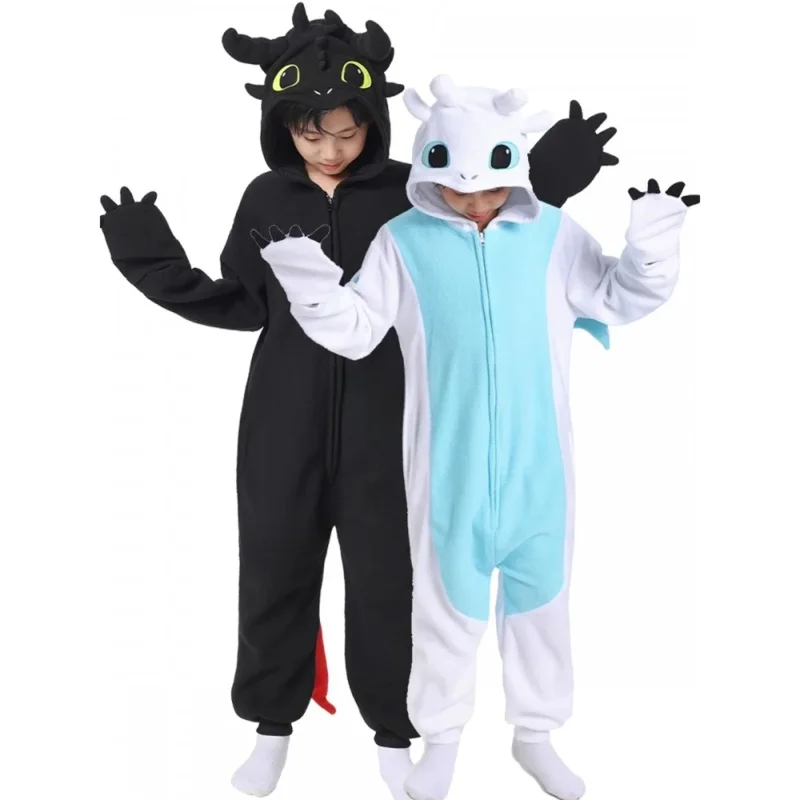 

Kigurumi onesie cartoon tohless pajamas for kids adult women men animal pyjamas homewear Halloween cosplay party costume