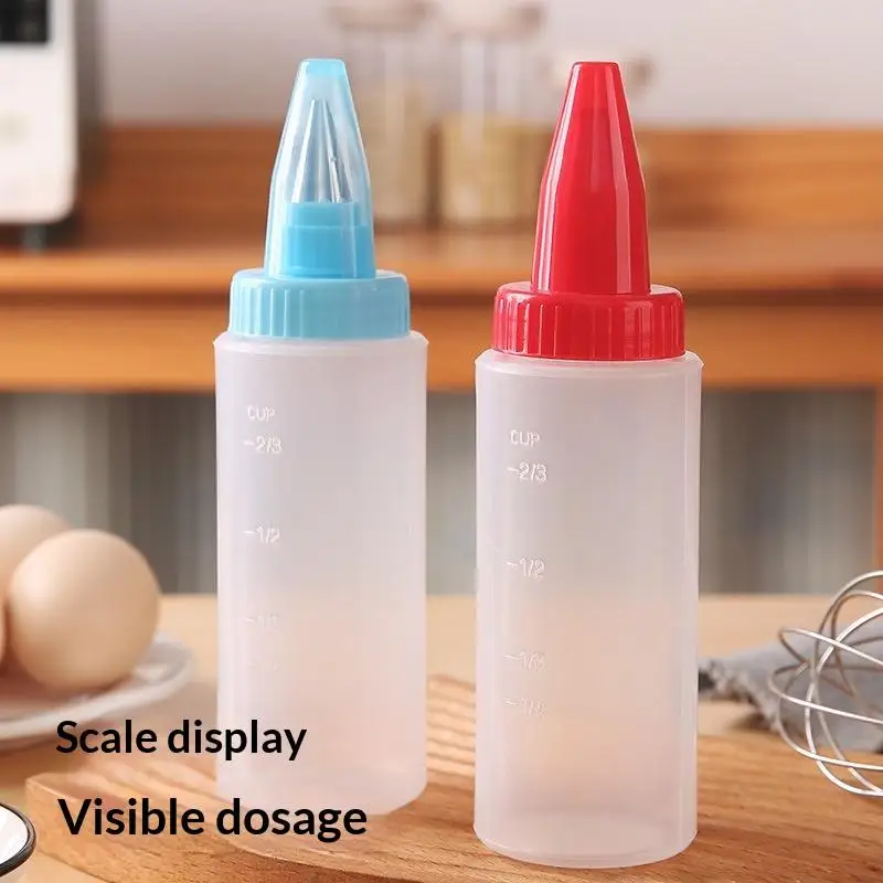Pancake Batter Dispenser Squeeze Bottle with Precision Tip for Waffle Donut Crease Pancake Breakfast Lunch Kitchen Cooking