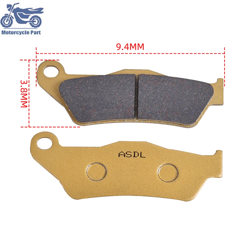 Motorcycle Rear Brake Pads For BMW K1300 K1300GT 09-11 R850R R850RT R1100S R1150RS R1150RT R1200C R1200GS R1200R R1200S S1000 XR