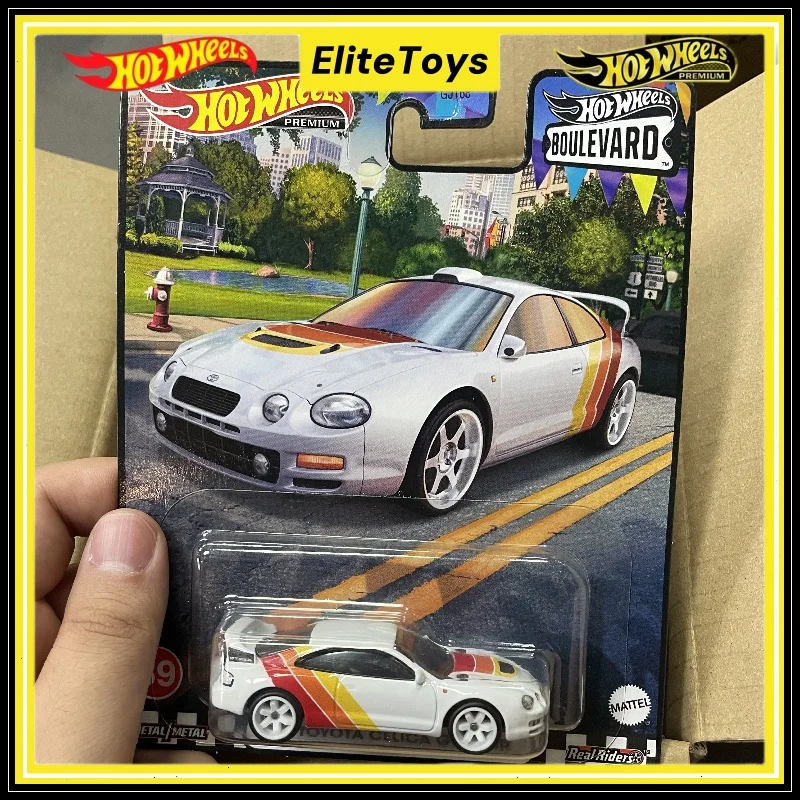 

Genuine Hot Wheels Premium Boulevard '95 TOYOTA CELICA GT-FOUR 1:64 Diecast Car Model Vehicle Alloy Collectible Toys Boys Gift
