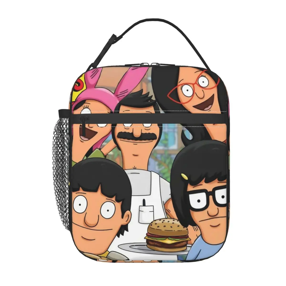 Fiambreras aisladas B-Bob Burgers, caja de almacenamiento de productos de Acción de Gracias, caja de comida INS, fiambrera térmica de moda para Picnic